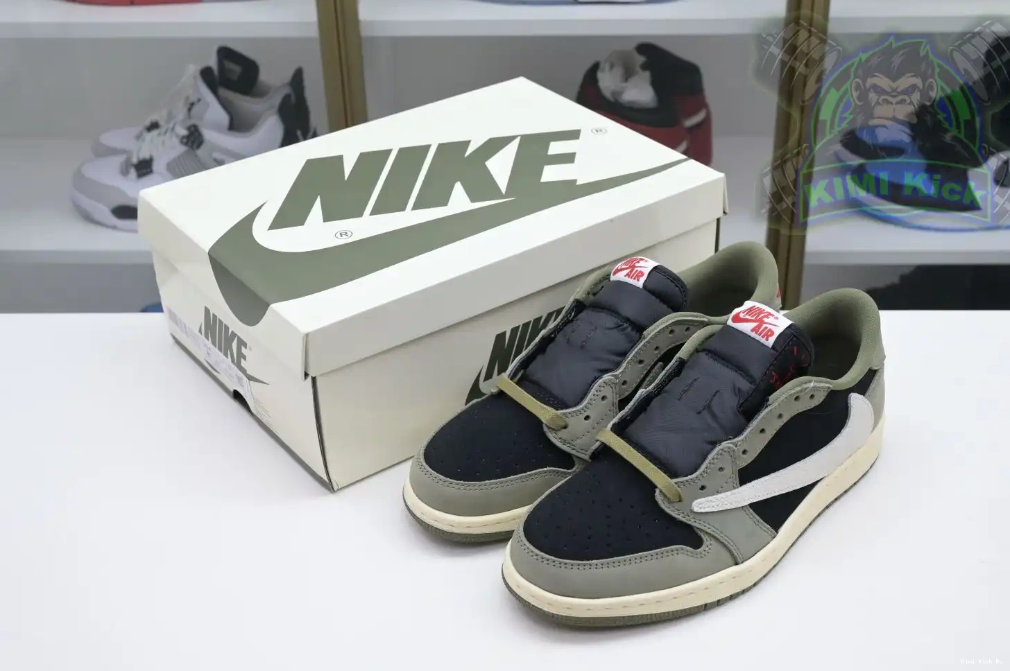 Kimikick Jordan 1 OG x 7.0 Low Jordan Travis Air Scott 0820